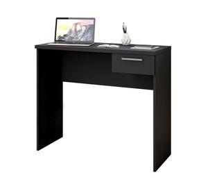 Escritorio Breda negro 1 cajón