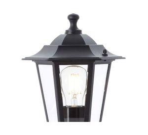 Farol base 1L E27 Yiyo negro