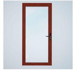Puerta vidriada 85x200 cm termopanel izquierda madera Mundo Glass
