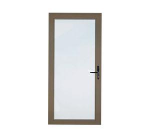 Puerta vidriada 100x200 cm termopanel izquierda titanio Mundo Glass