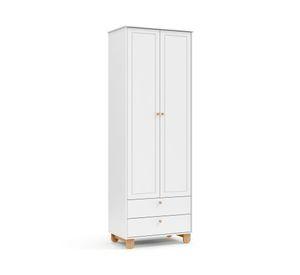 Armario 2 puertas 2 cajones Zupi blanco Kidscool