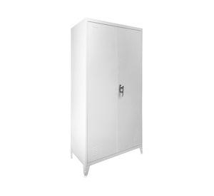 Armario 2 puertas 6 espacios gris claro Maletek