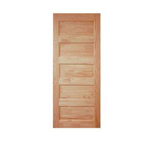Puerta Pino Radiata Alcala 70x220 cm 5 paneles Moldupanel