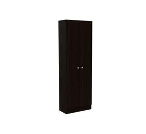 Escritorio Office 4 + clóset oficina 2 puertas wengue/wengue negro TuHome