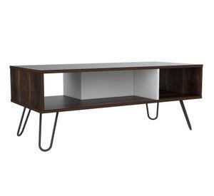 Mesa de centro Vassel habano/blanco TuHome