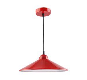 Lámpara colgante Kleia rojo E27