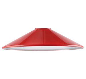 Lámpara colgante Kleia rojo E27