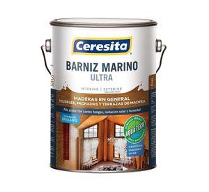 Barniz marino 1 galón Aqua Tech caoba brillante Ceresita