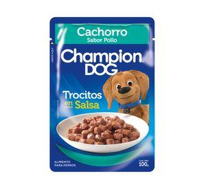 Alimento húmedo cachorro 100 gr pollo Champion Dog