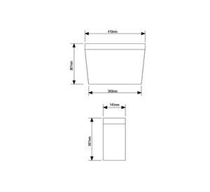 Estanque WC 4,1/6 litros Dual wash con mecanismo Atos Stretto