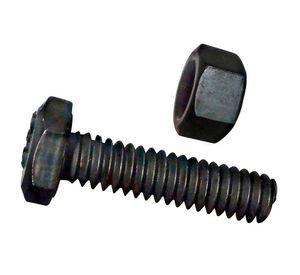 Perno hexagonal con tuerca 3/8x1 1/4'' pavonado 20 unidades Mamut