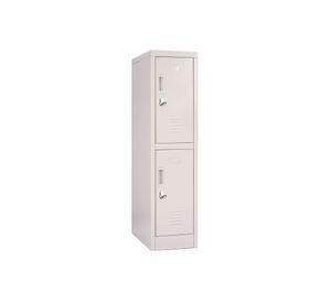 Locker office 2 puertas porta candado OLMN1-02 gris Maletek
