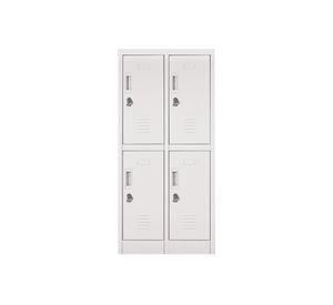 Locker office 4 puertas porta candado OLMN2-02 gris Maletek