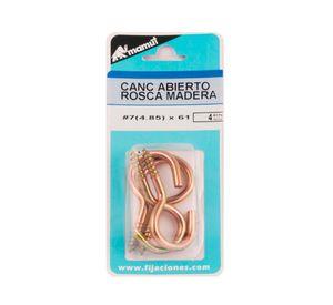 Cáncamo abierto 7 (4,85)x61 mm 4 unidades Mamut