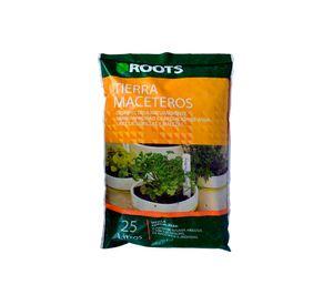 Tierra para macetero 25 litros Roots