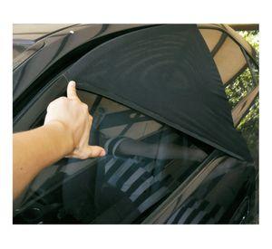 Parasol ventana lateral negro 30x24 cm 2 piezas