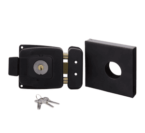 Cerradura sobreponer puertas de 30 a 45 mm 2002 negro Scanavini