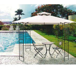Pérgola 3x3 m Sydney blanco Outzen