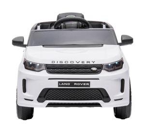 Auto a batería Land Rover Discovery tipo SUV blanco