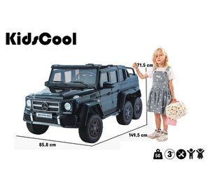 Auto a batería Jeep 6 ruedas negro