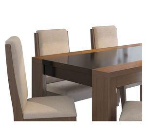 Comedor 6 sillas Lorenzi tamburato/castaño