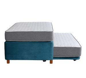 Cama nido 1.5 plazas Zen Best tela azul Latam Home