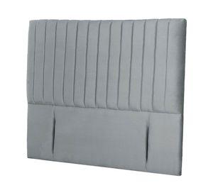 Respaldo King Sorrento tela gris Latam Home