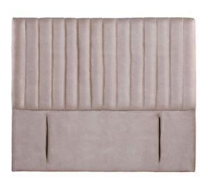 Respaldo King Sorrento cuero gris Latam Home