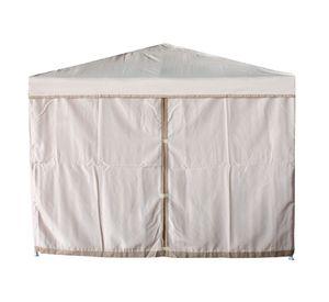 Pérgola 2,5x3x3 m Poly beige Outzen