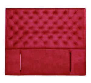 Respaldo King Brescia cuero rojo Latam Home