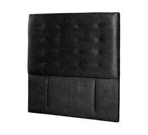 Respaldo 1.5 plazas Napoles cuero negro Latam Home