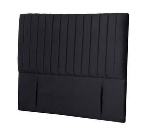 Respaldo King Sorrento tela negro Latam Home