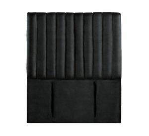 Respaldo 1 plaza Sorrento cuero negro Latam Home