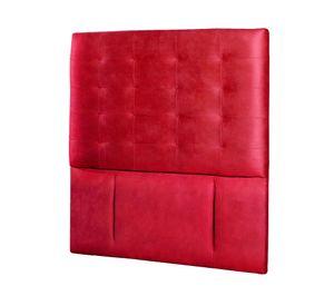Respaldo 1 plaza Napoles cuero rojo Latam Home