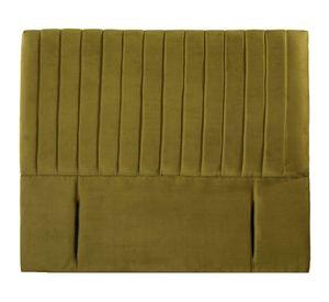 Respaldo King Sorrento tela verde Latam Home