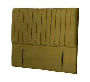 Respaldo King Sorrento tela verde Latam Home