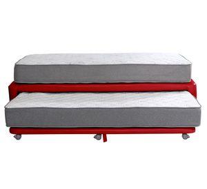 Cama nido 1.5 plazas Zen Best PU rojo Latam Home