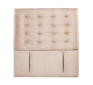 Respaldo 1 plaza Napoles cuero beige Latam Home