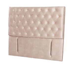 Respaldo King Florencia cuero beige Latam Home