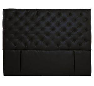 Respaldo King Brescia pu negro Latam Home