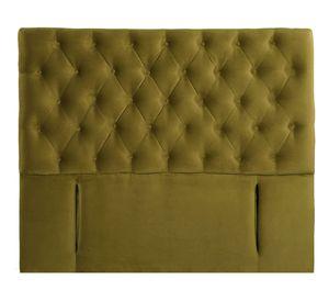 Respaldo King Florencia tela verde Latam Home