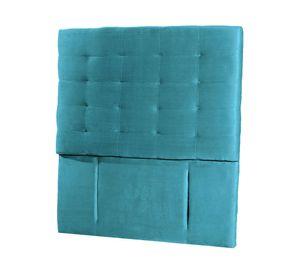Respaldo 1 plaza Napoles tela turquesa Latam Home