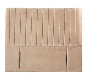 Respaldo King Sorrento tela beige Latam Home