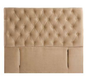 Respaldo King Florencia tela beige Latam Home