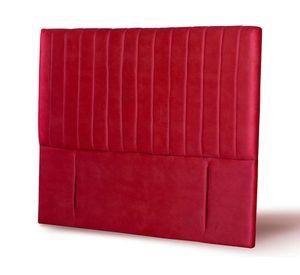 Respaldo King Sorrento cuero rojo Latam Home