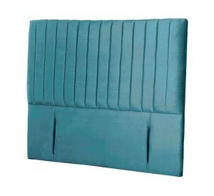 Respaldo King Sorrento tela turquesa Latam Home