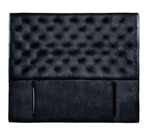 Respaldo King Brescia cuero negro Latam Home