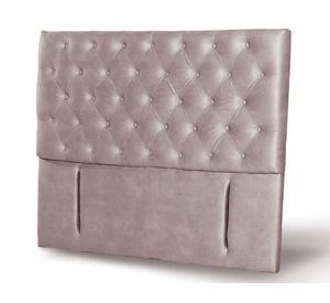 Respaldo King Florencia cuero gris Latam Home