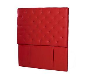 Respaldo 1 plaza Brescia pu rojo Latam Home