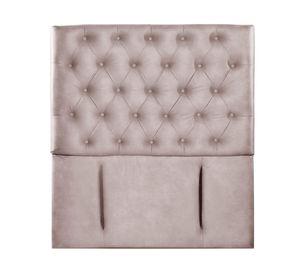 Respaldo 1.5 plazas Florencia cuero gris Latam Home
